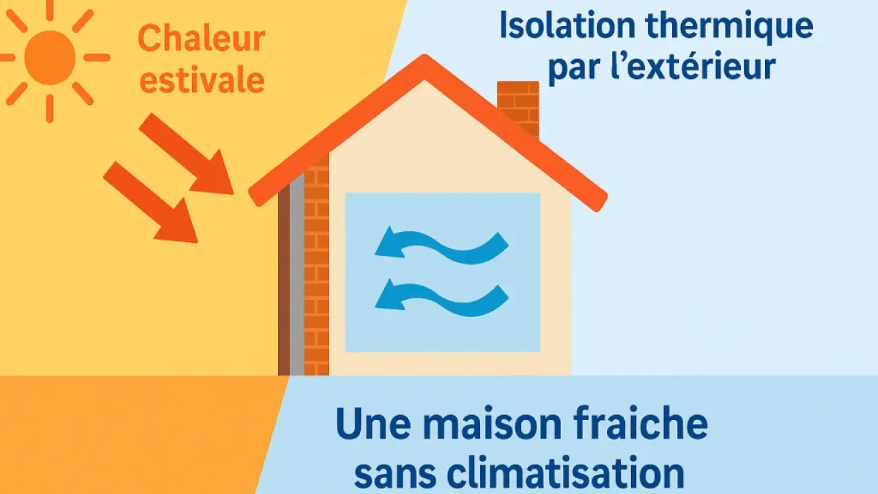Illustration de l’article : Isolation Thermique en Été : Gardez Votre Maison Fraîchement Confortable