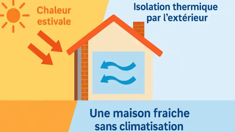 Illustration de l'article : Isolation Thermique en Été : Gardez Votre Maison Fraîchement Confortable